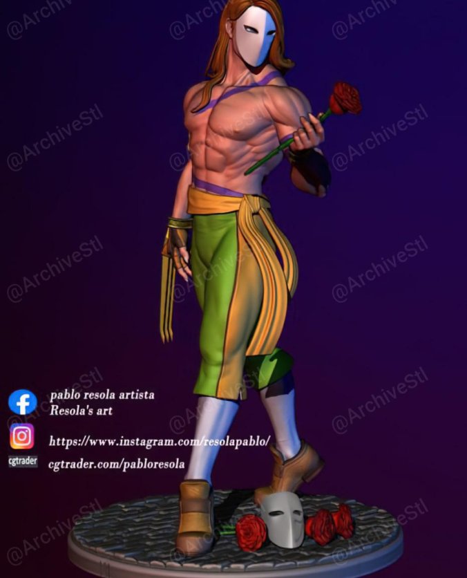 Street Fighter（街头霸王）Vega（维加）3D打印图纸